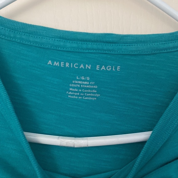 AMERICAN EAGLE Super Soft Long-Sleeve Graphic T-Shirt - Picture 2 of 3